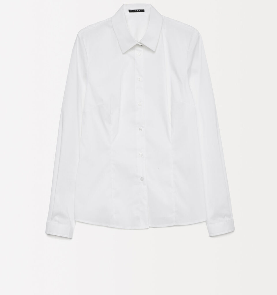 Camicia slim fit - camicie da donna - Bianco | Sisley image number 7